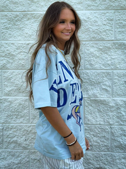 Kentucky Derby Southern Split Oversized Band Tee
