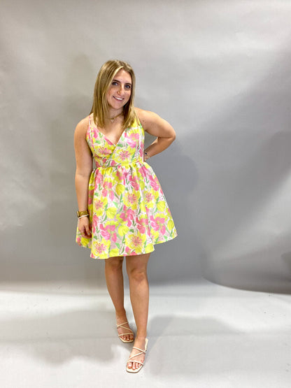 Floral Flirtations Mini Dress