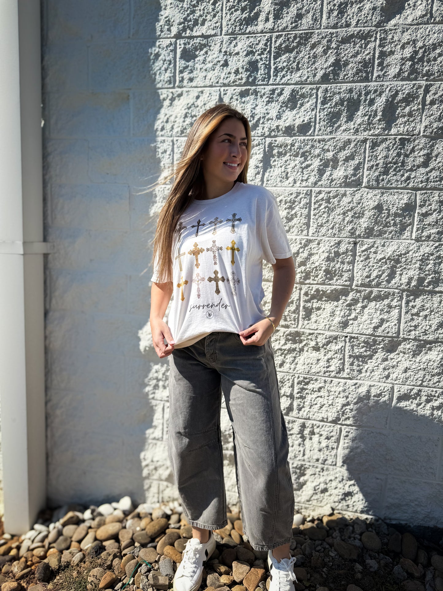 Surrender Cross Graphic Tee