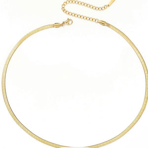 Chansutt Pearls - Dainty Herringbone Necklace