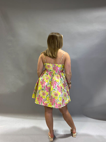 Floral Flirtations Mini Dress