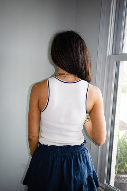 Anchor's Away Knit Tank Top