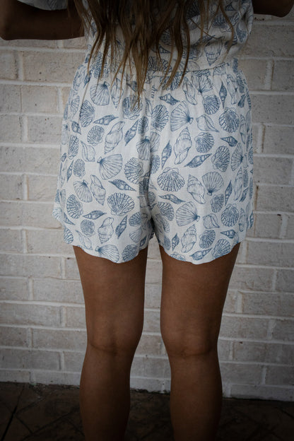 Seashell Linen Shorts