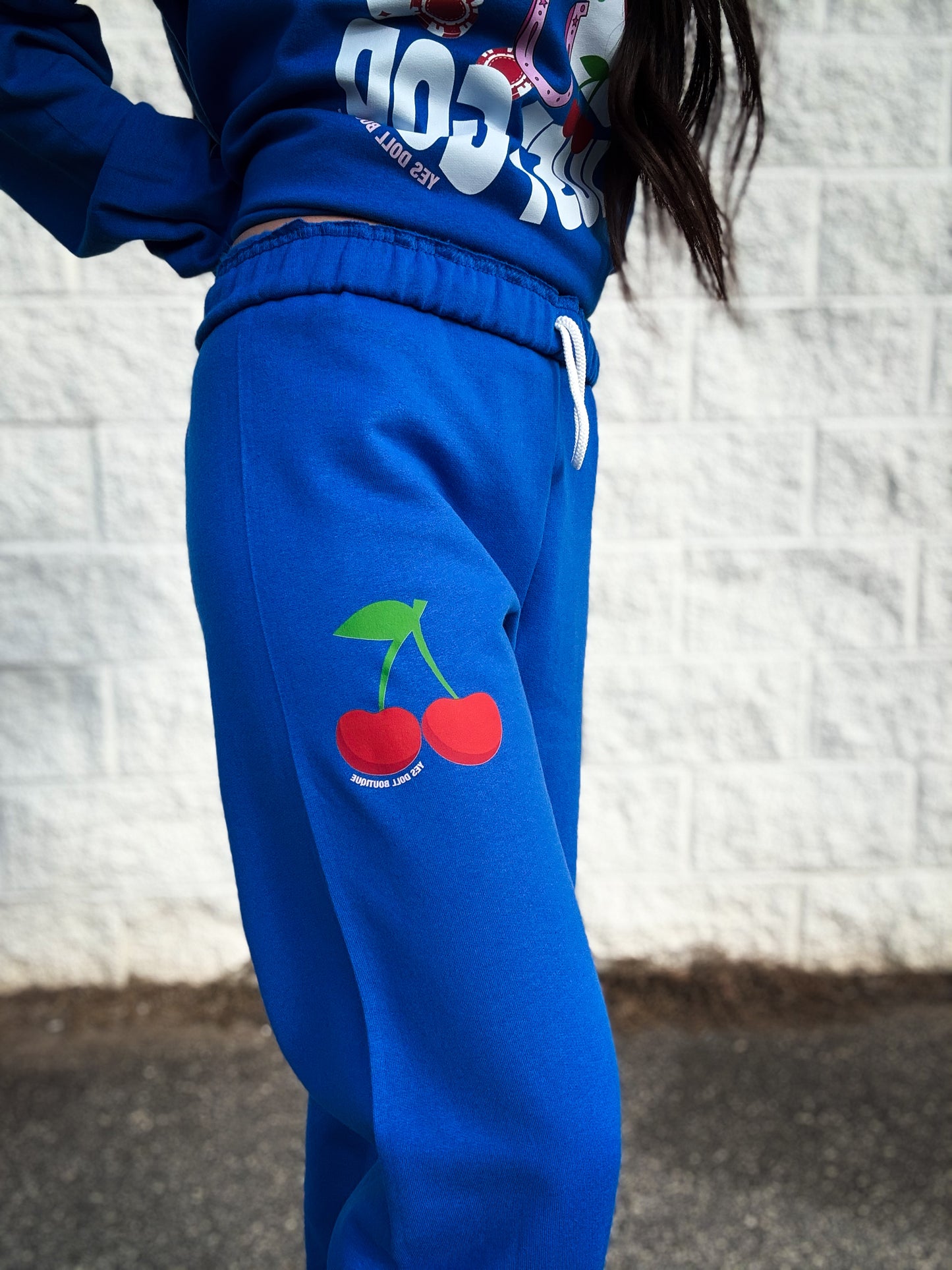 No Luck Just God Graphic Sweatpants