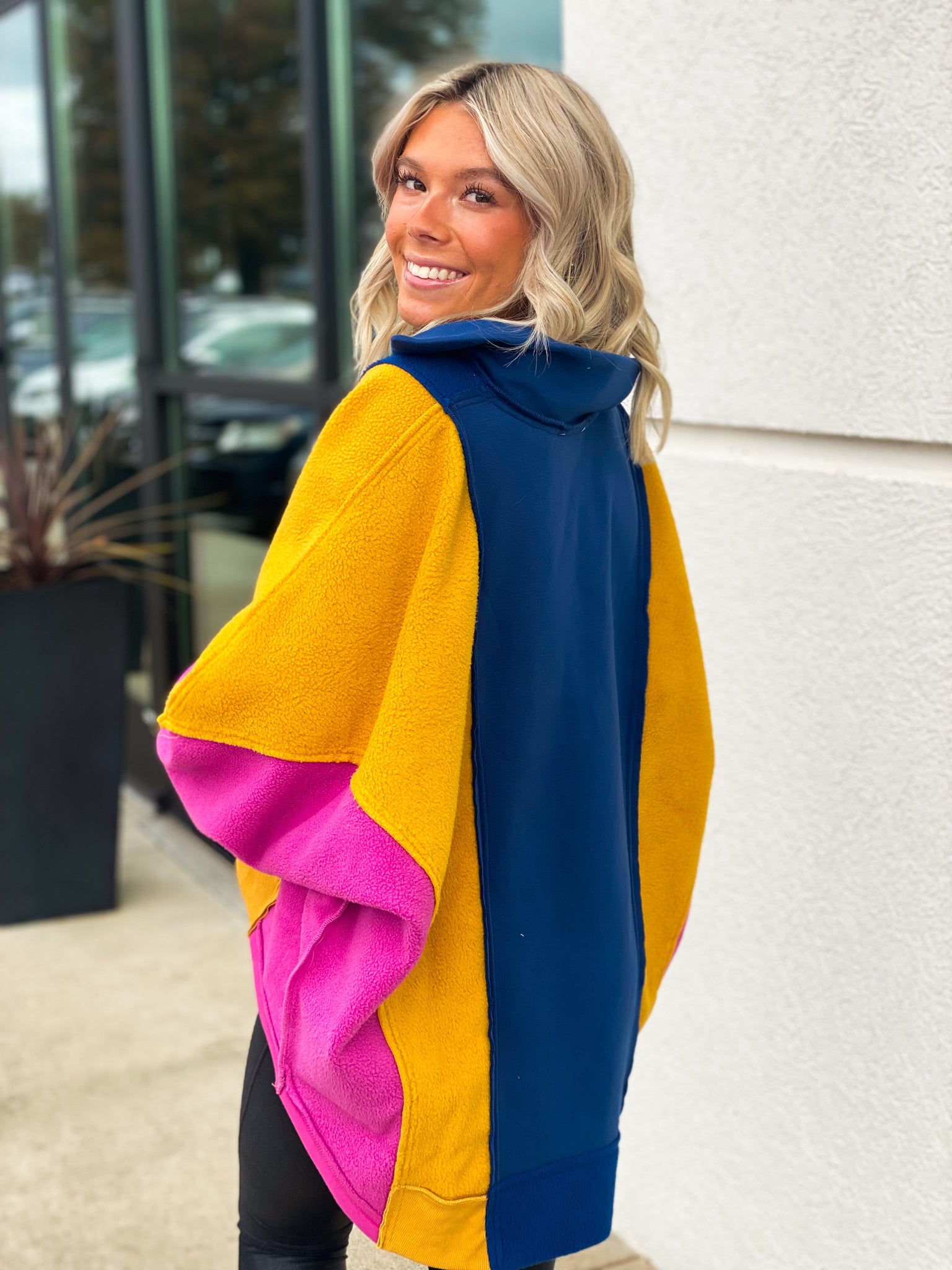 Cheerful Color Block Pullover