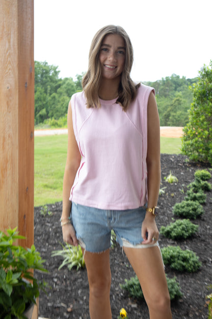 So Easy Muscle Tank - SOFT PINK