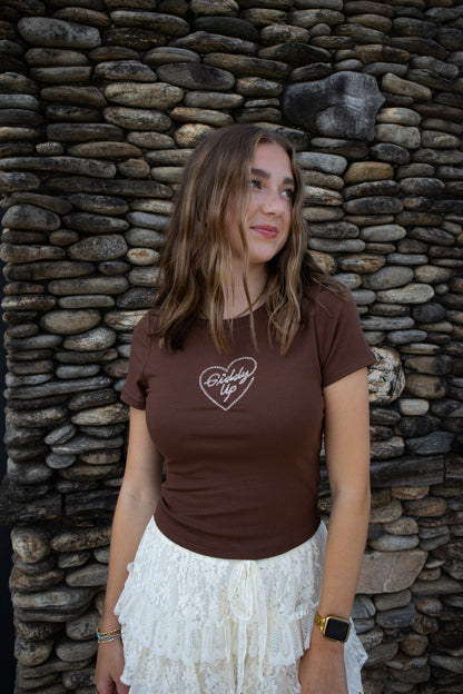 Giddy Up Graphic Baby Tee