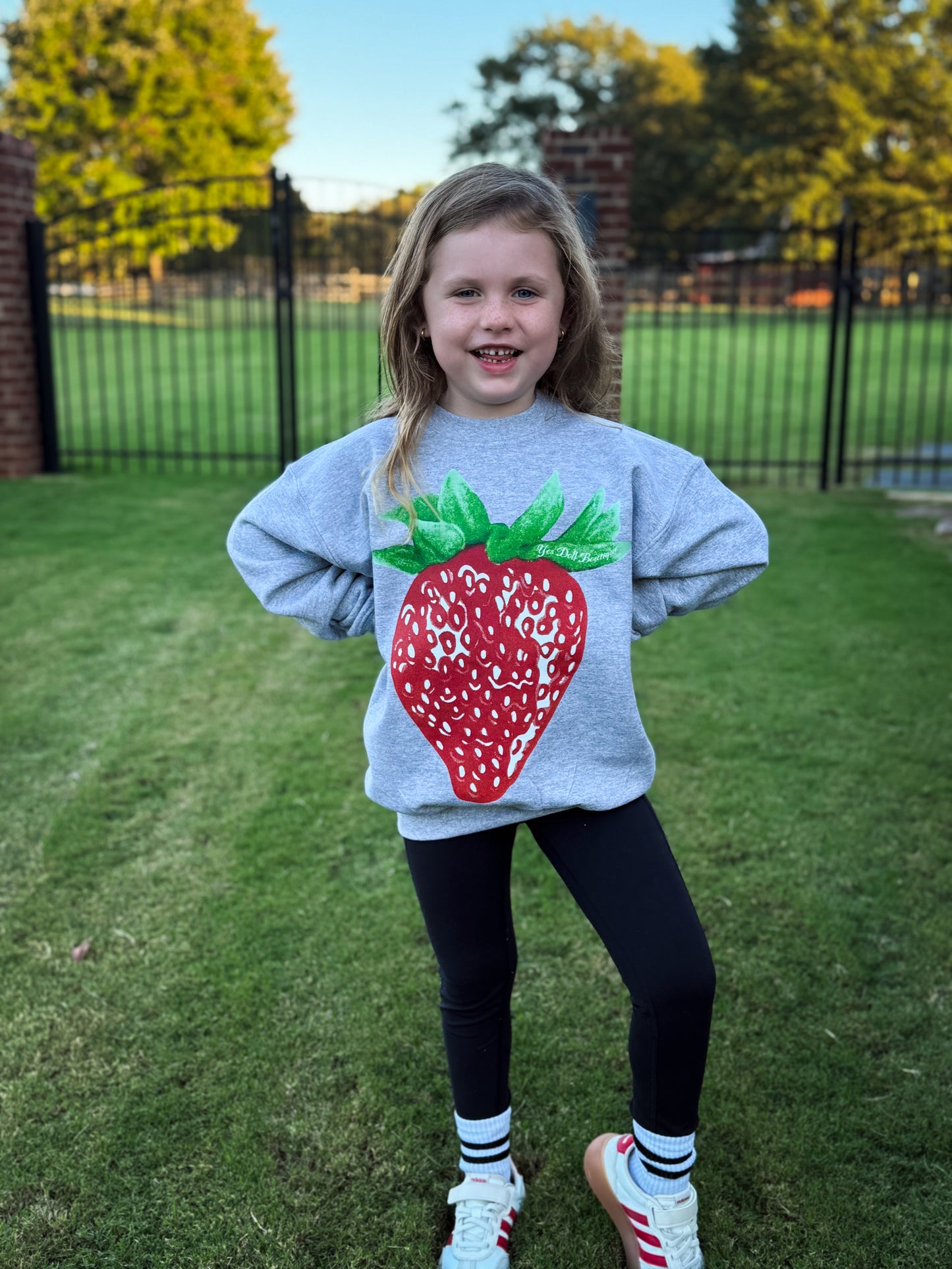 Taste and See Strawberry Graphic Sweatshirt - KIDS