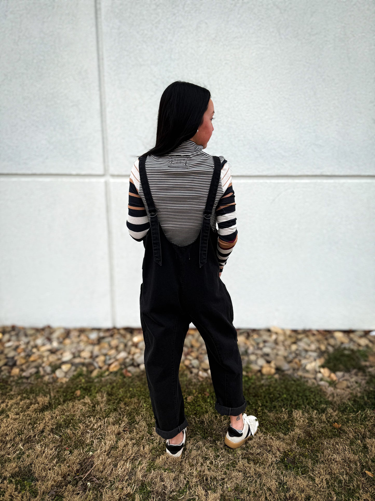 Free People - High Roller Jumpsuit - MINERAL BLACK