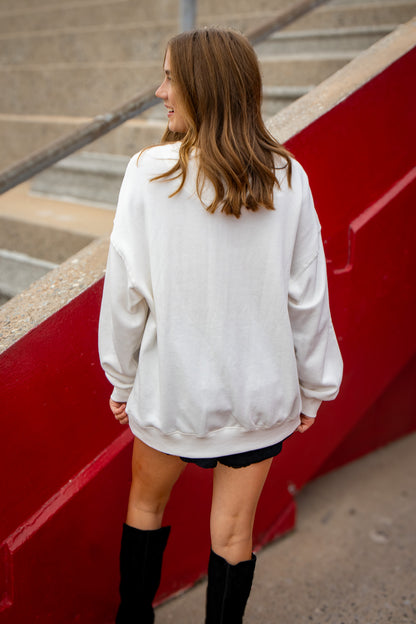 Carolina Gamecocks Layered Patch Crewneck