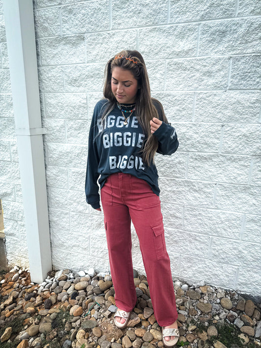 Daydreamer - The Notorious B.I.G. Biggie Biggie Biggie Varsity Long Sleeve