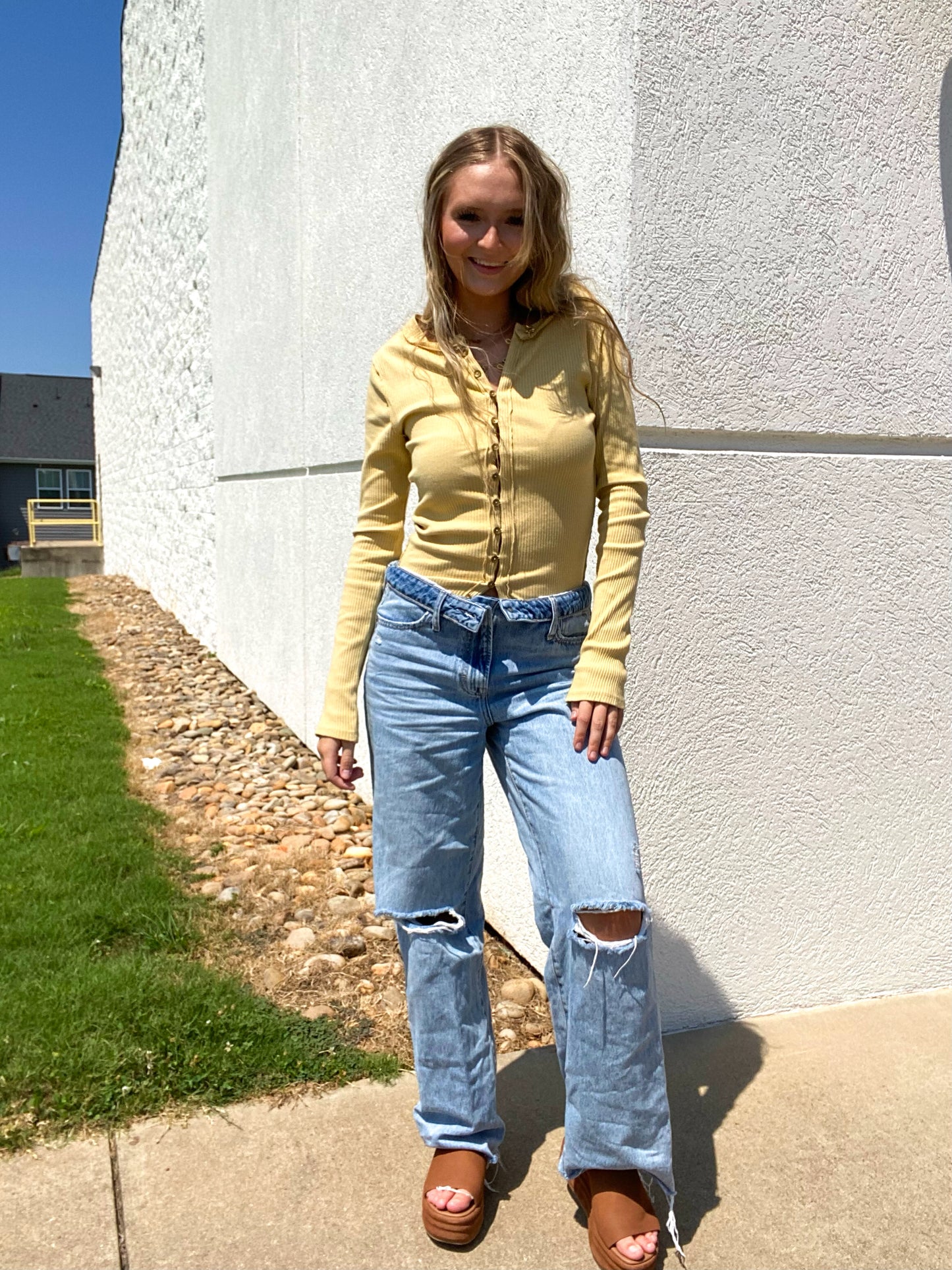 Free People -It's On Cardi - MOONSTONE