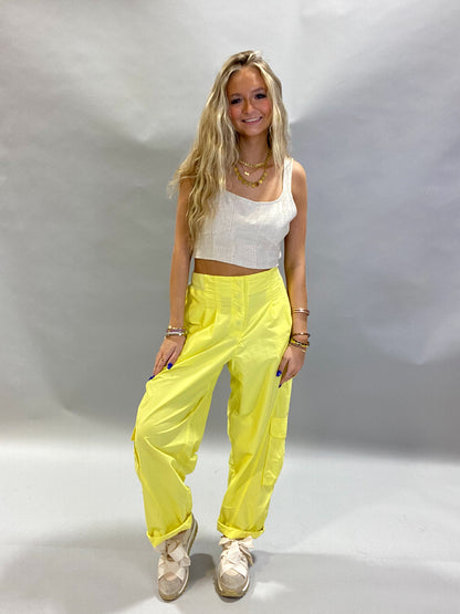 Breezy Linen Crop Top