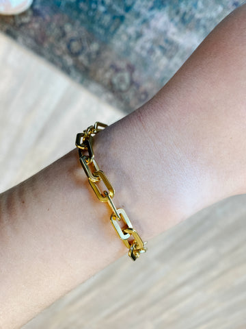 Chansutt Pearls - Gold Link Bracelet