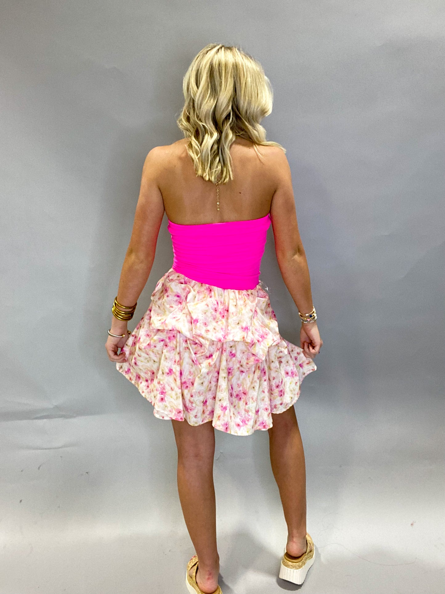 Blooms & Ruffles Skort
