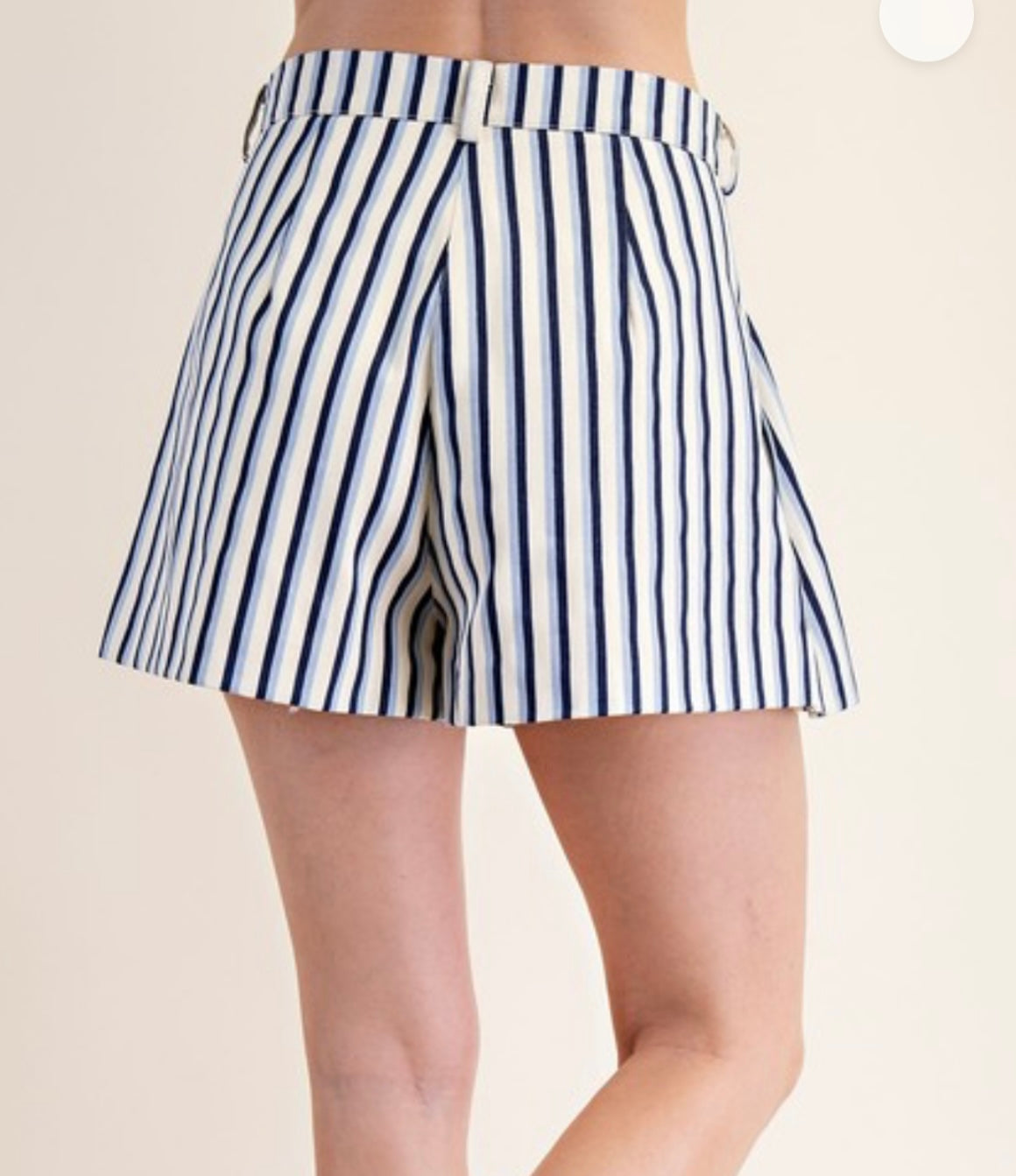 Retro Rails Stripe Shorts