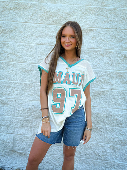 Free People - Hawaii Vibes Tee - IVORY