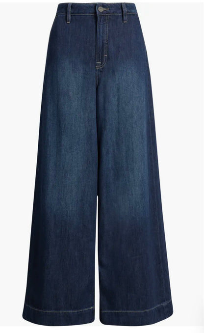 Dark wash super soft trouser denim 
