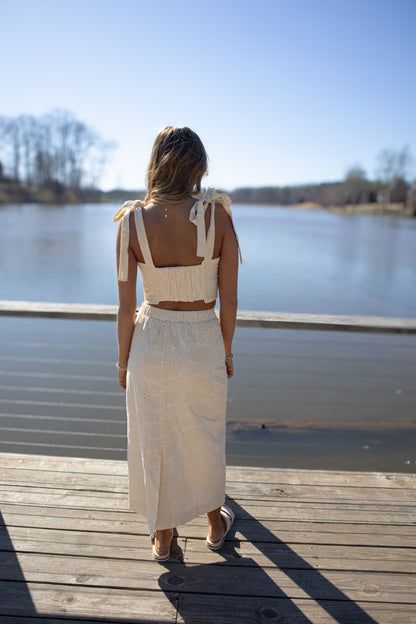 Dandelion Dream Embroidered Top