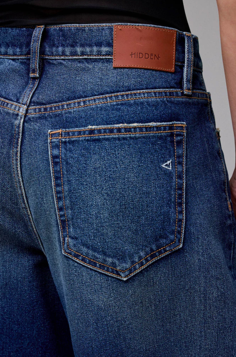 Hidden - Alyx Dark Wash Low Slung Crossover Baggy Jeans