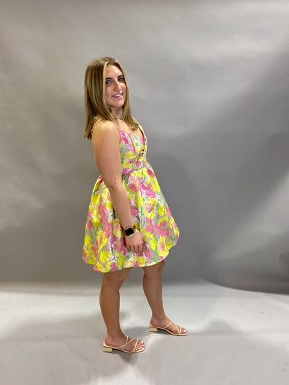 Floral Flirtations Mini Dress
