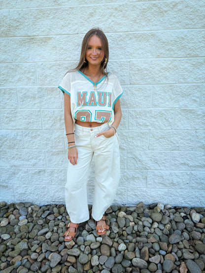 Free People - Hawaii Vibes Tee - IVORY
