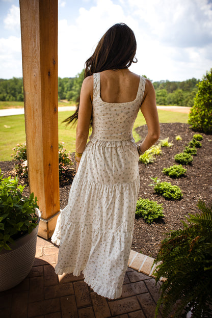 Vintage Floral Skirt Set