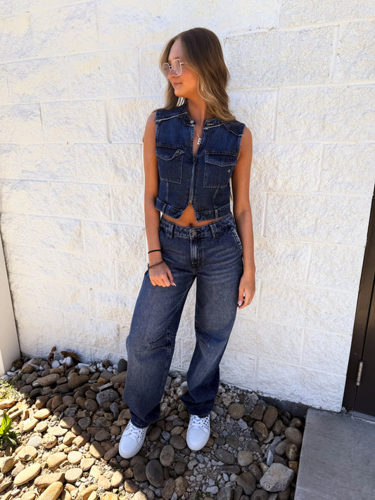 Hidden - ALYX -  Dark Wash 33" Inseam Baggy Jean