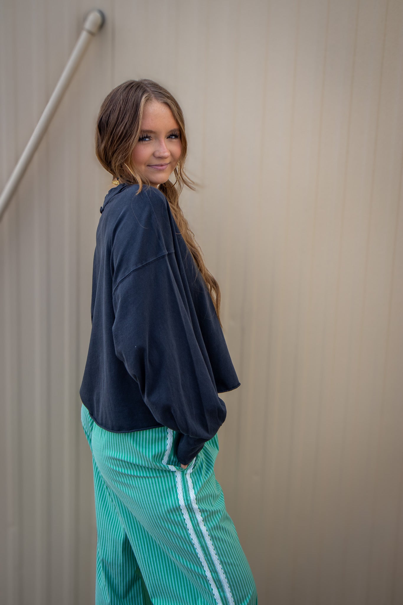 Free People - Inspire Layer Tee - BLACK