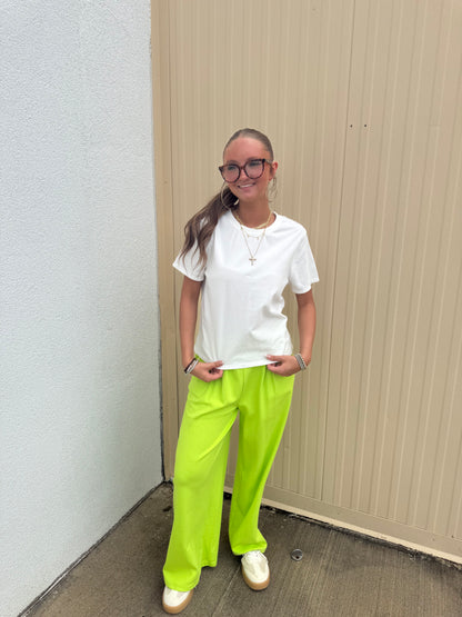 Lime Green Trouser Lounge Pants
