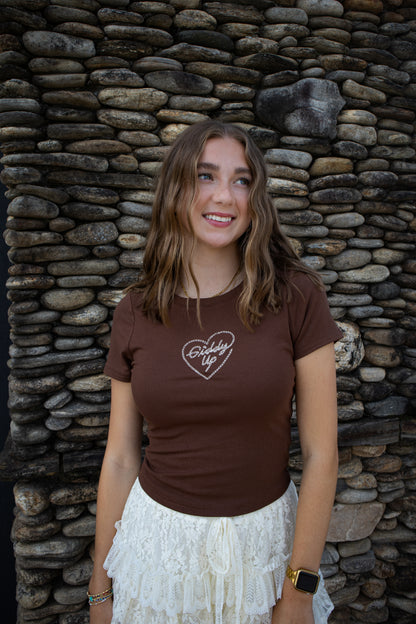 Giddy Up Graphic Baby Tee