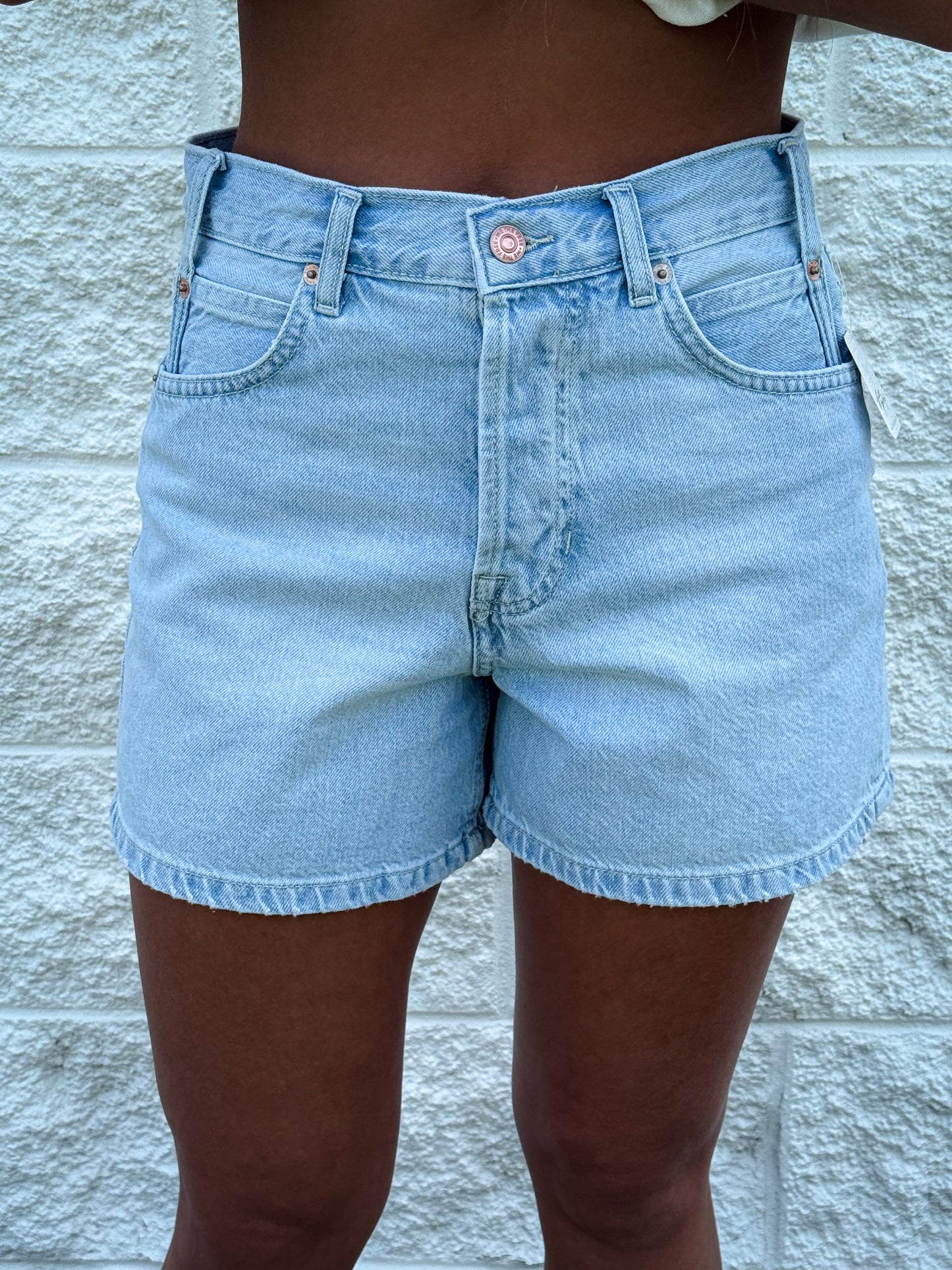 Free People - Tippi Denim Shorts - BABALON BLUE