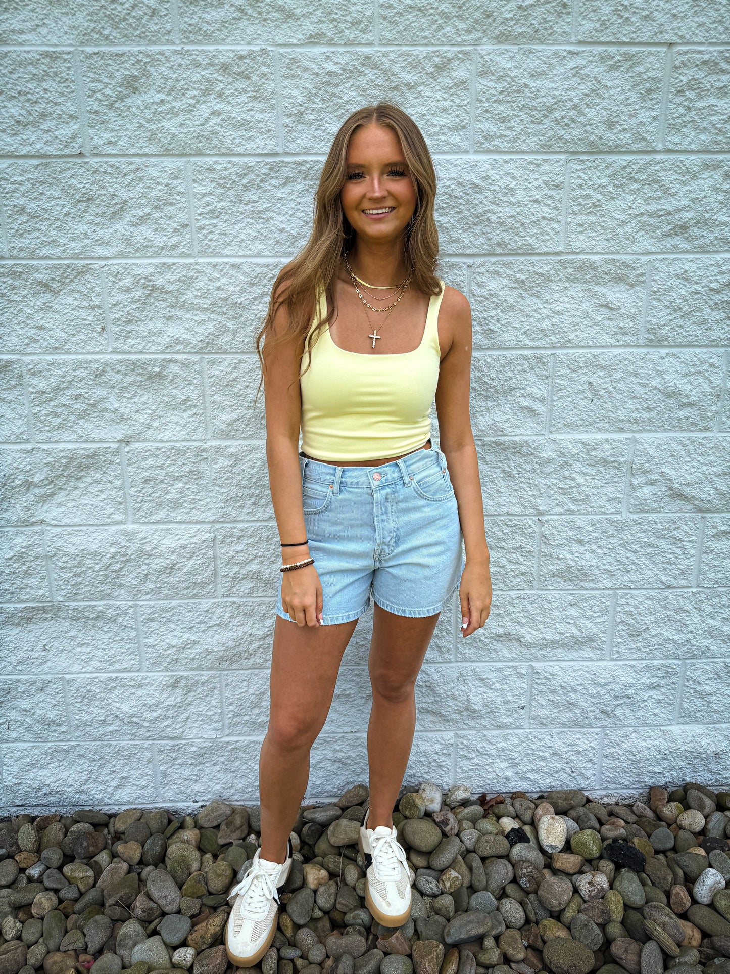 Free People - Tippi Denim Shorts - BABALON BLUE