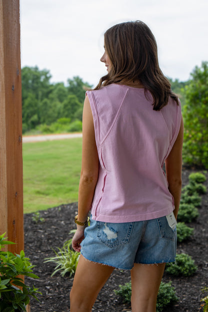 So Easy Muscle Tank - SOFT PINK