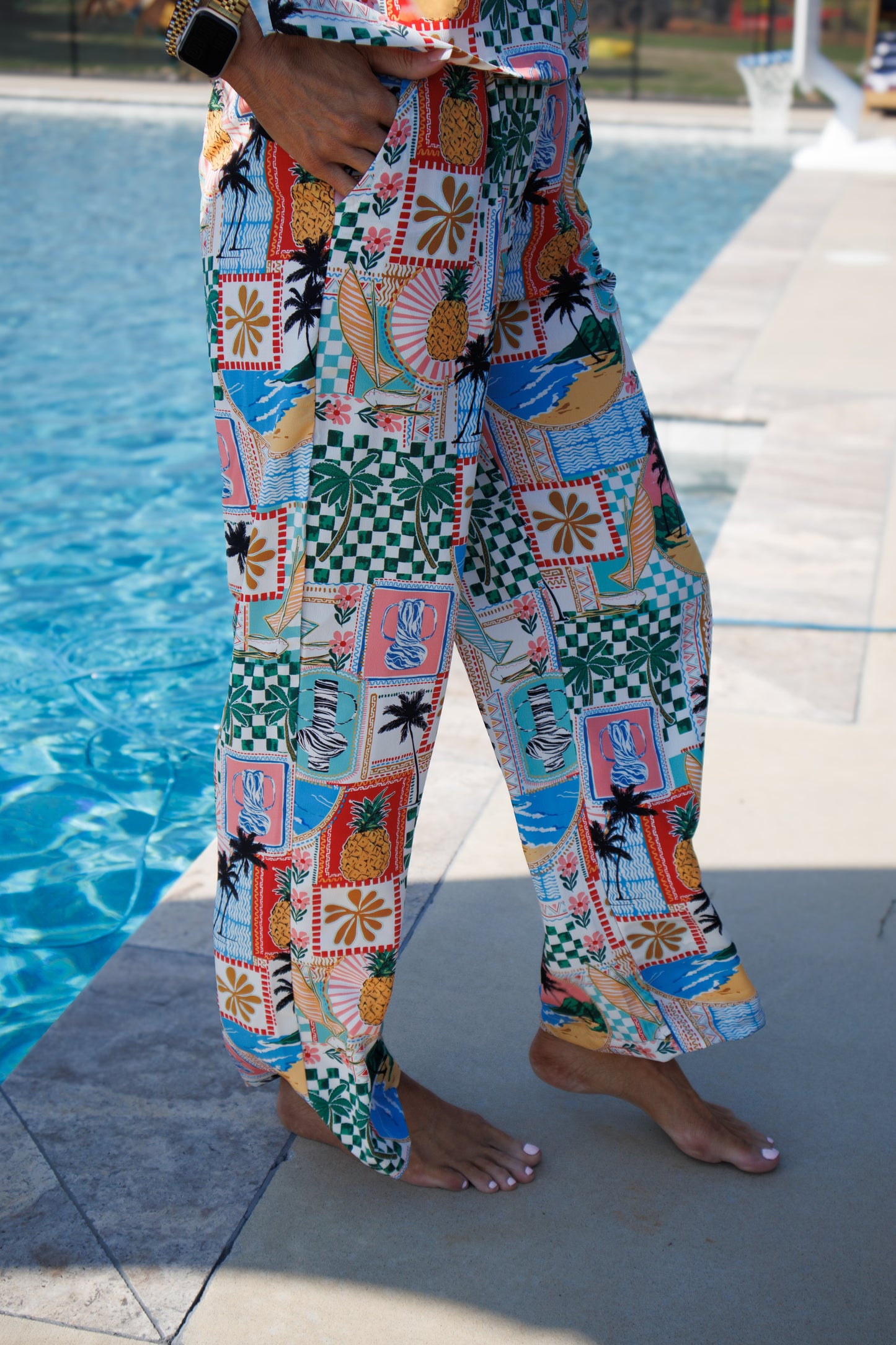 Prints of Paradise Pants