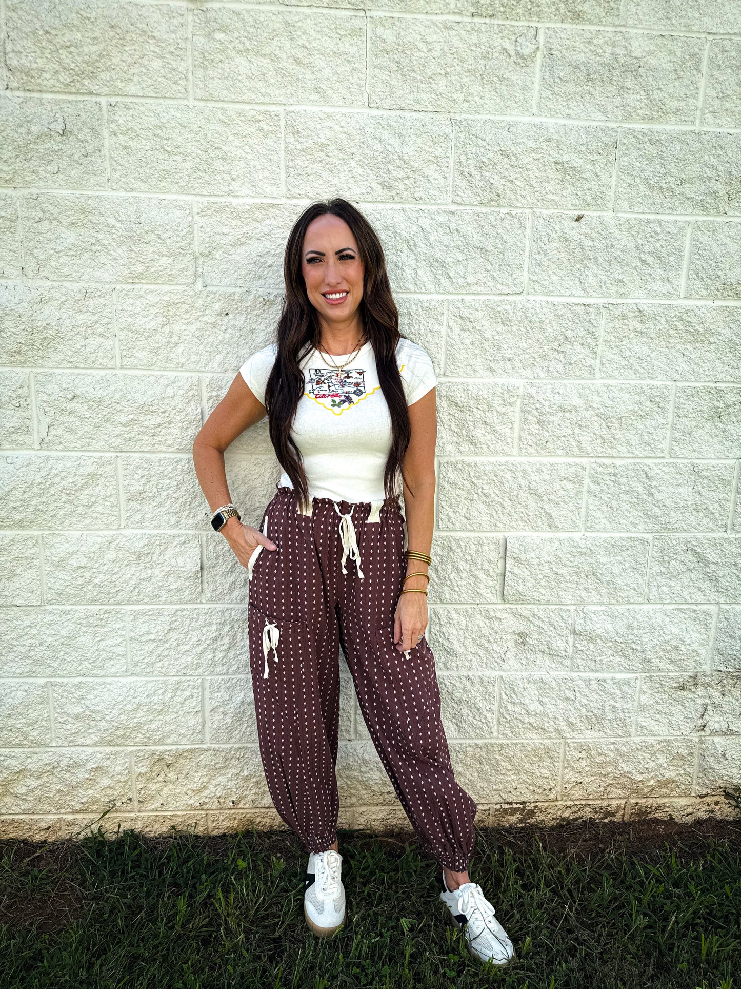 Free People - Wild Country Tee - COLORADO COMBO