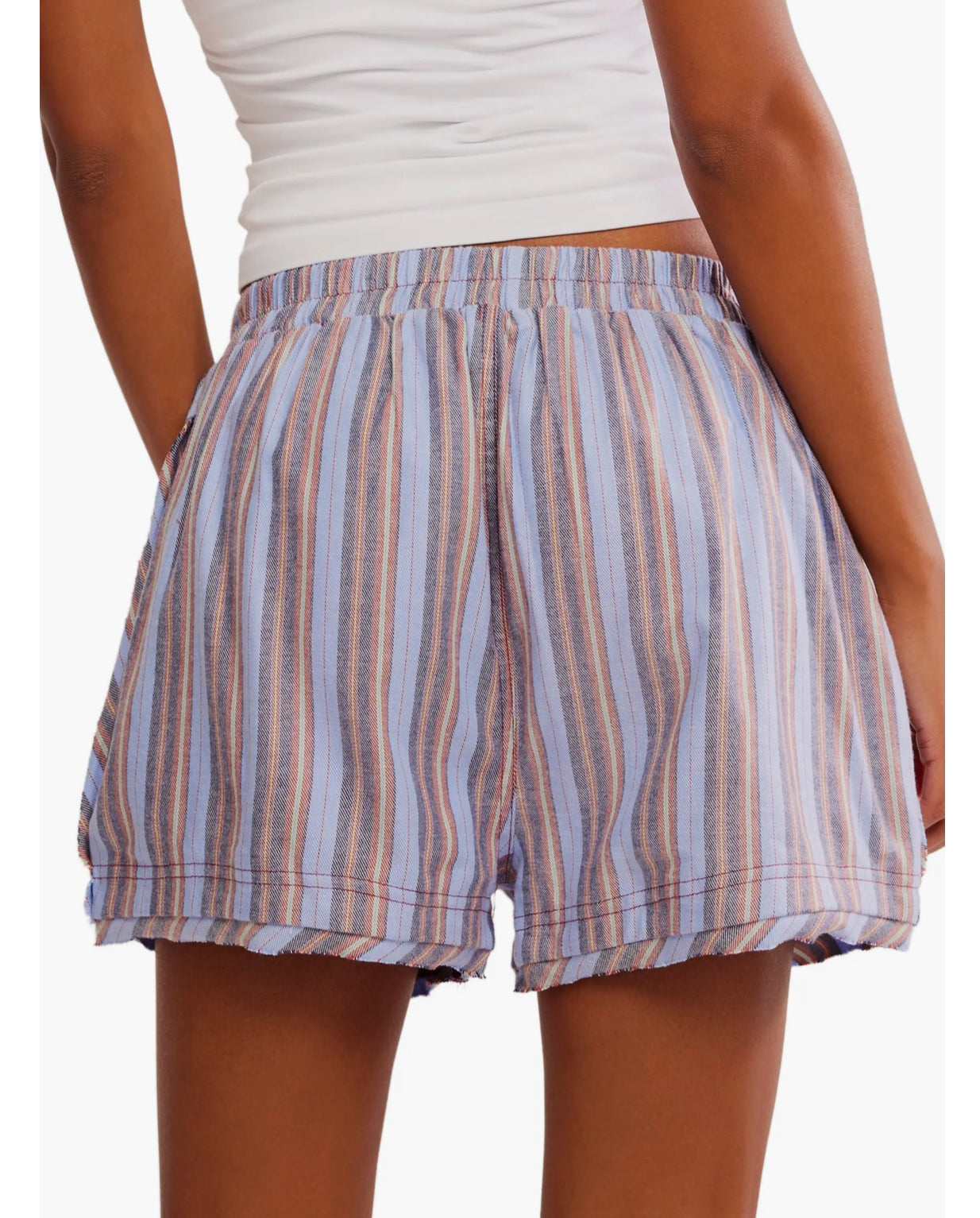 Free People - Day to Day Flannel Boxer Pajama Shorts