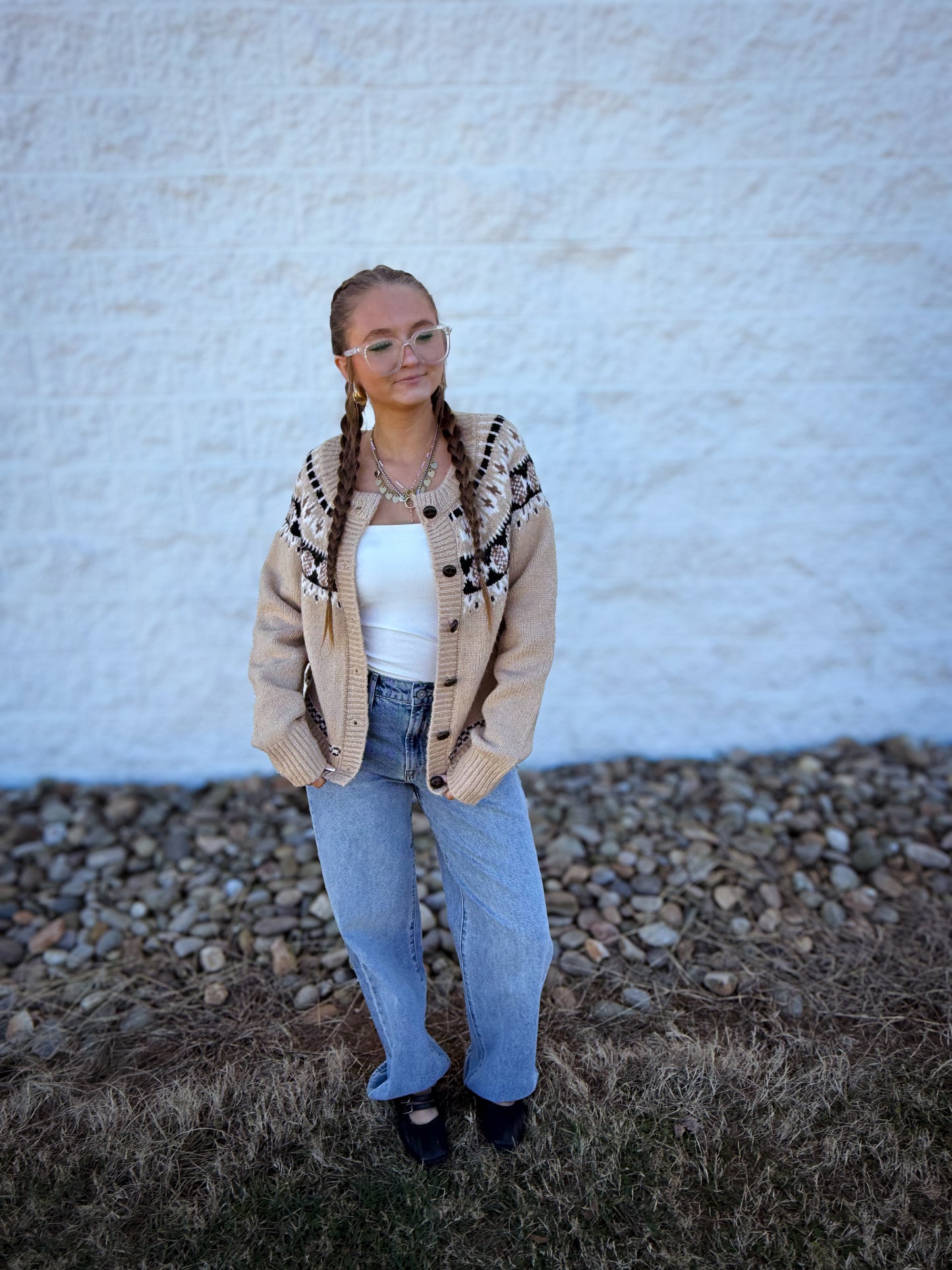 Winter Lodge Knit Sweater Cardigan