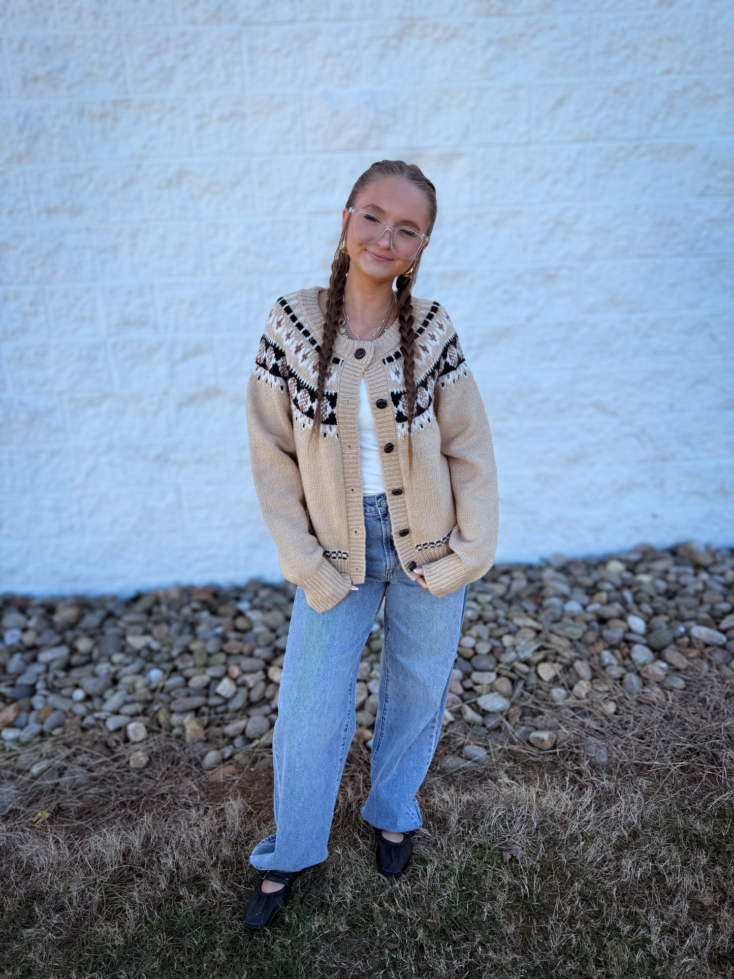 Winter Lodge Knit Sweater Cardigan