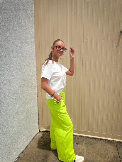 Lime Green Trouser Lounge Pants