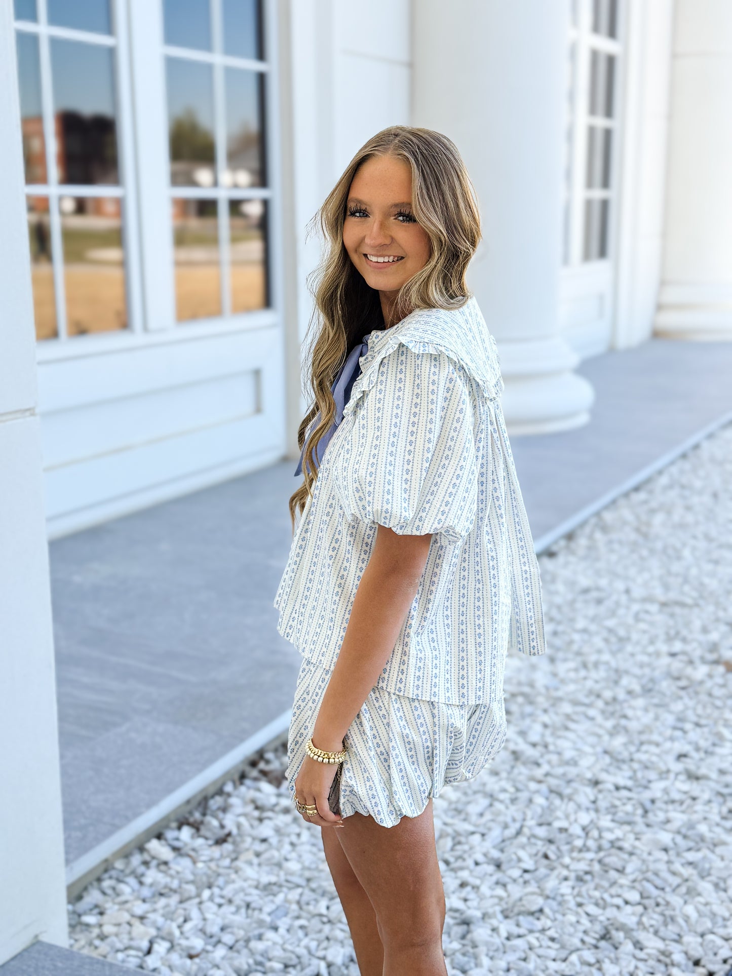 Blue Belle Short Set