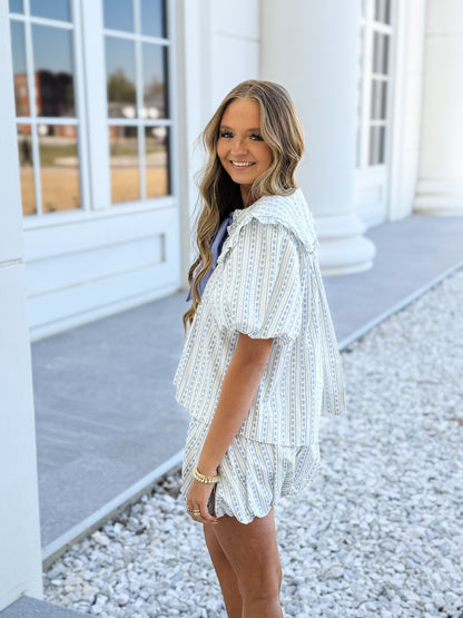 Blue Belle Short Set