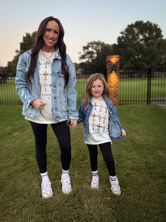 Surrender Cross Graphic Tee - KIDS
