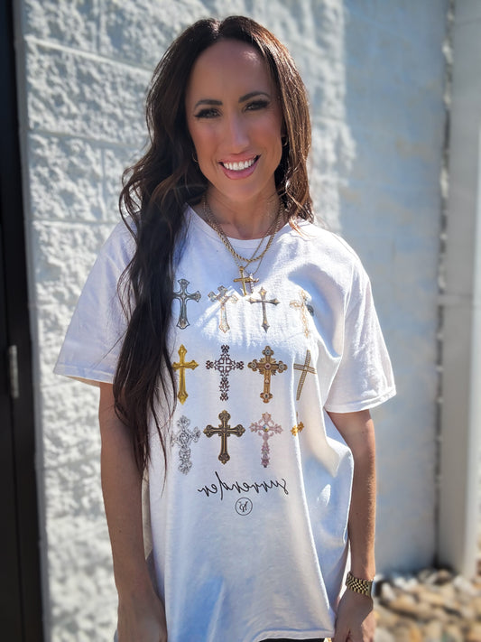 Surrender Cross Graphic Tee