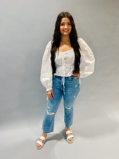 Boho Breeze Lace Blouse