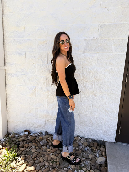 Hidden - Alyx Distressed Baggy Dad Jean