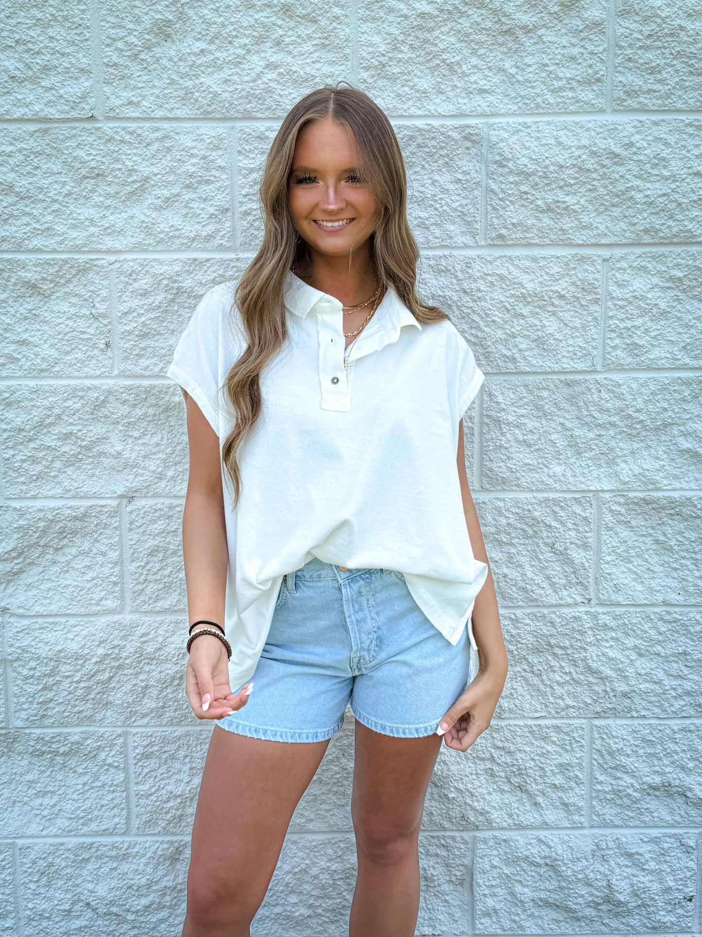 Free People - Tippi Denim Shorts - BABALON BLUE