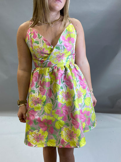 Floral Flirtations Mini Dress
