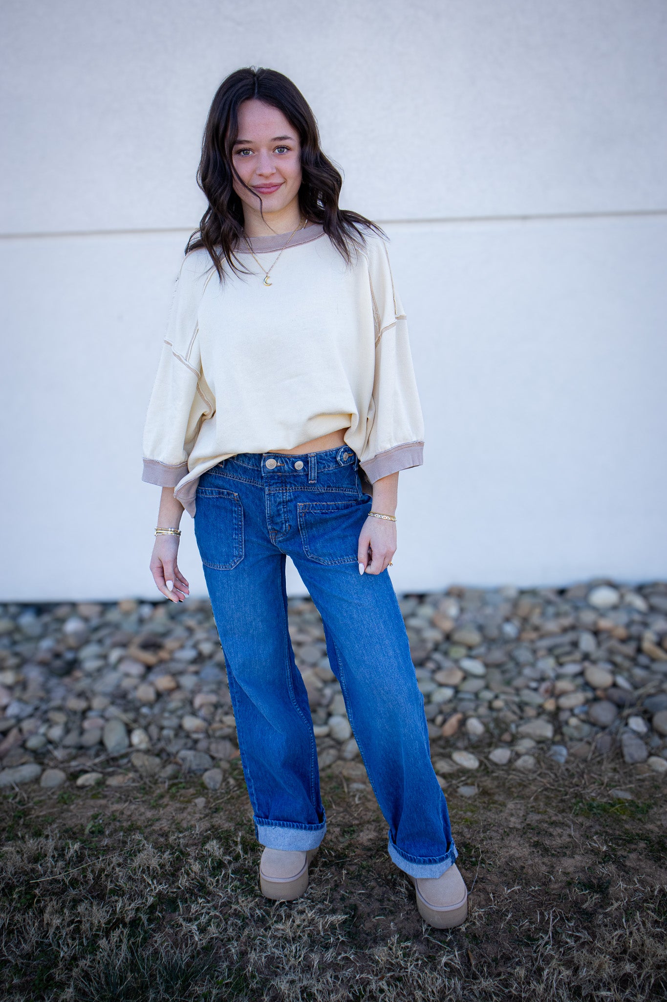 Free People - Everything Pullover - NILLA CREAM