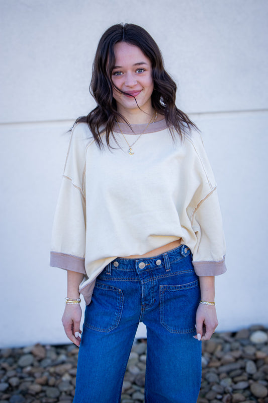 Free People - Everything Pullover - NILLA CREAM